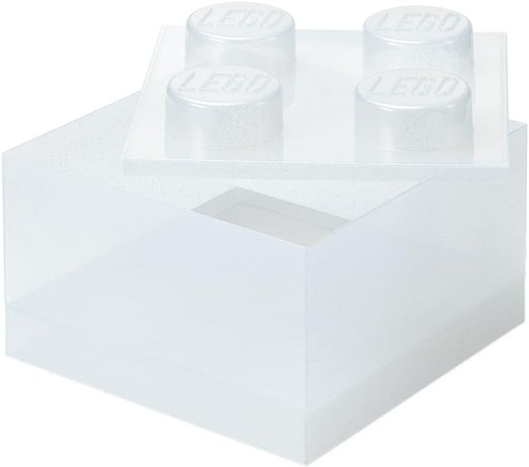 LEGO, Brick 4, pojemnik klocek, transparentny