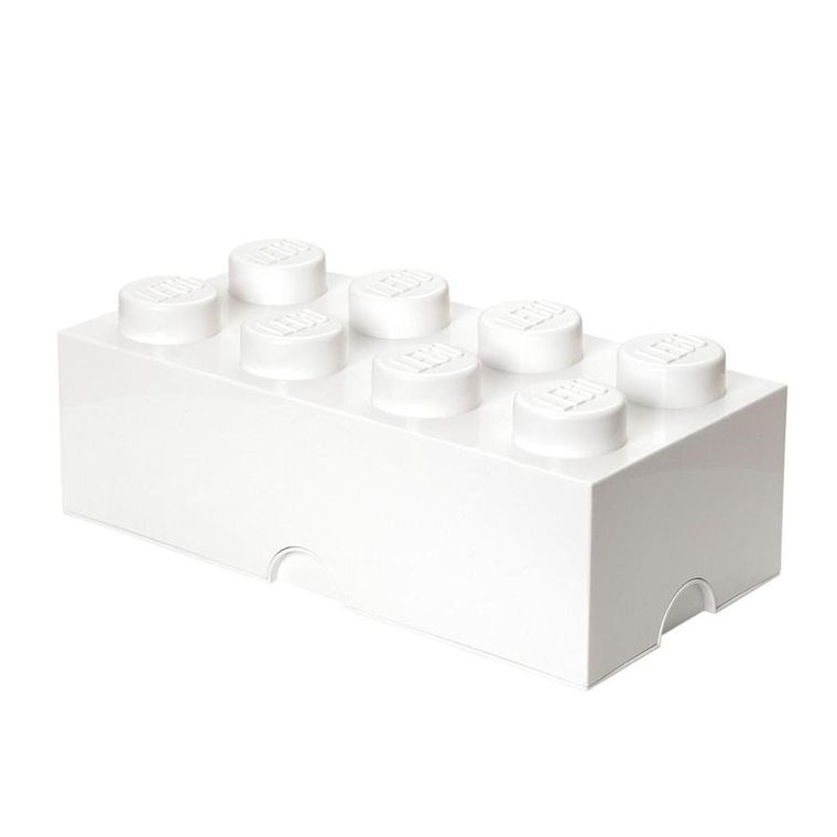 LEGO, Brick 8, pojemnik klocek, biały