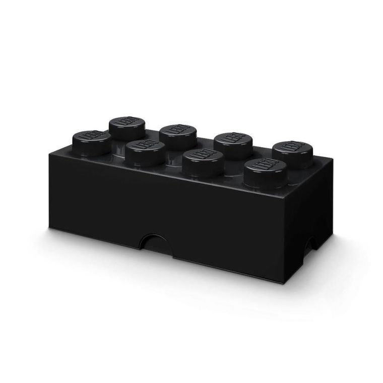 LEGO, Brick 8, pojemnik klocek, czarny
