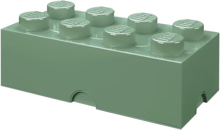 LEGO, Brick 8, pojemnik klocek, oliwkowy