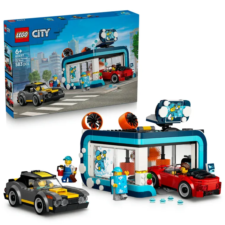 LEGO City, Automatyczna myjnia samochodowa, 60497