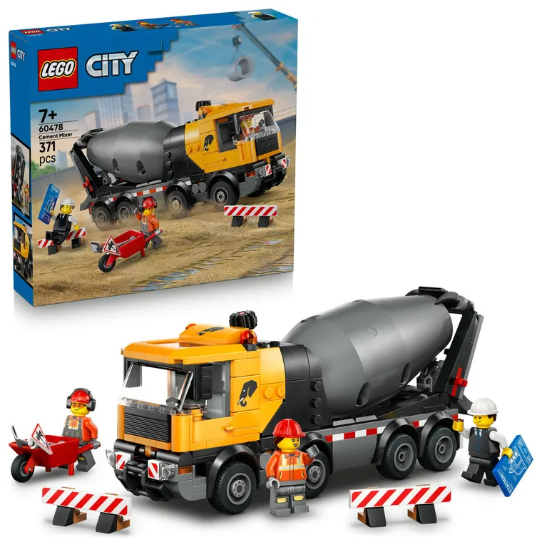 LEGO City, Betoniarka, 60478