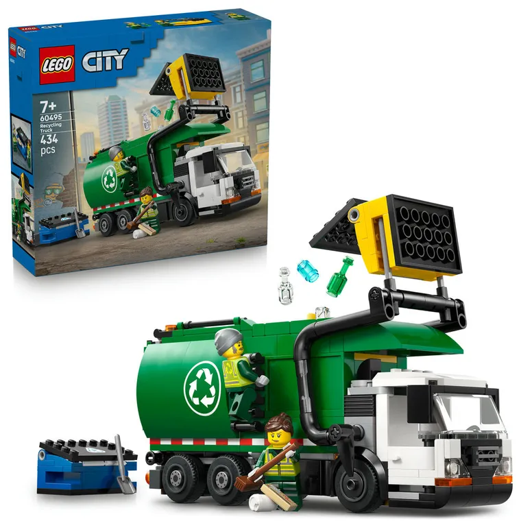 LEGO City, Ciężarówka recyklingowa, 60495