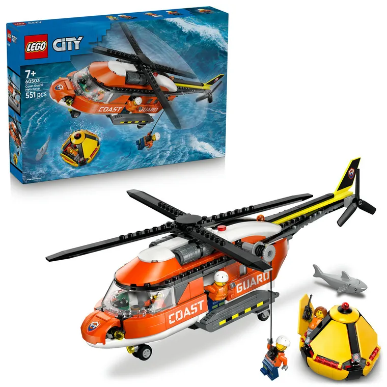 LEGO City, Helikopter straży przybrzeżnej, 60503