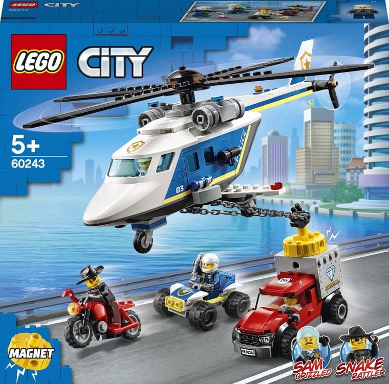 LEGO City, Pościg helikopterem policyjnym, 60243