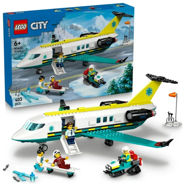 LEGO City, Samolot pogotowia ratunkowego, 60465