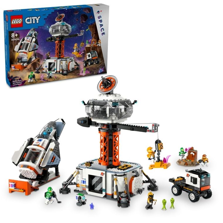 LEGO City, Stacja kosmiczna i stanowisko startowe rakiety, 60434
