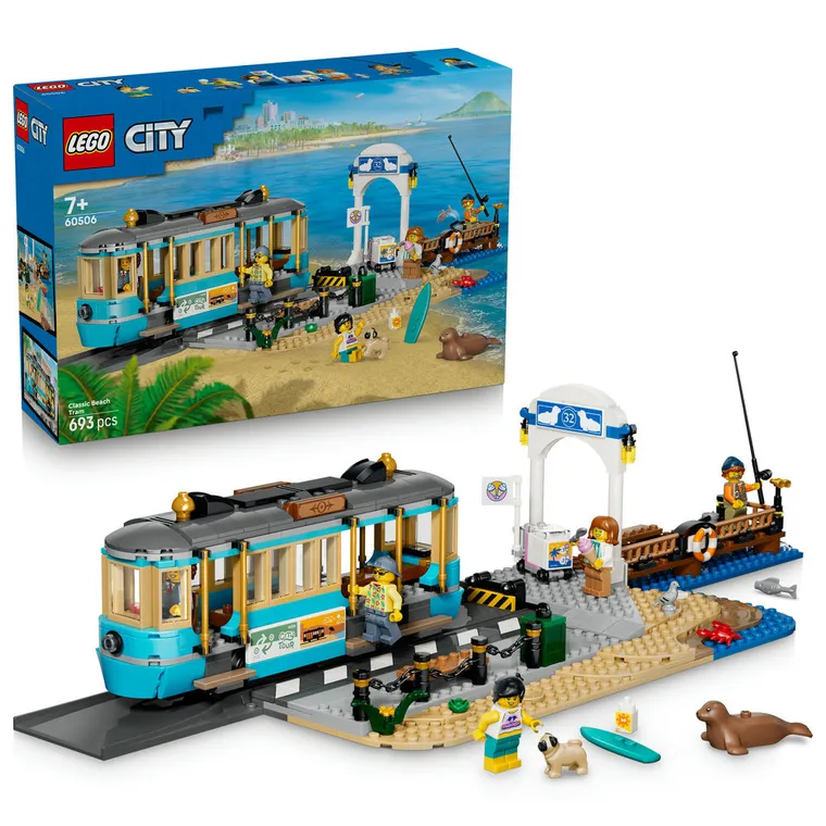 LEGO City, Tramwaj przy plaży, 60506