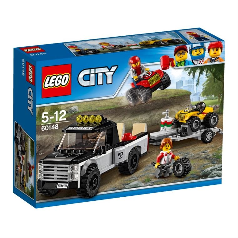LEGO City, Wyścigowy zespół quadowy, 60148