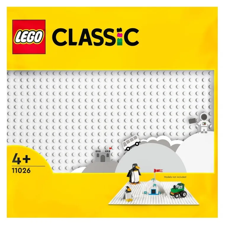 LEGO Classic, Biała płytka konstrukcyjna, 11026