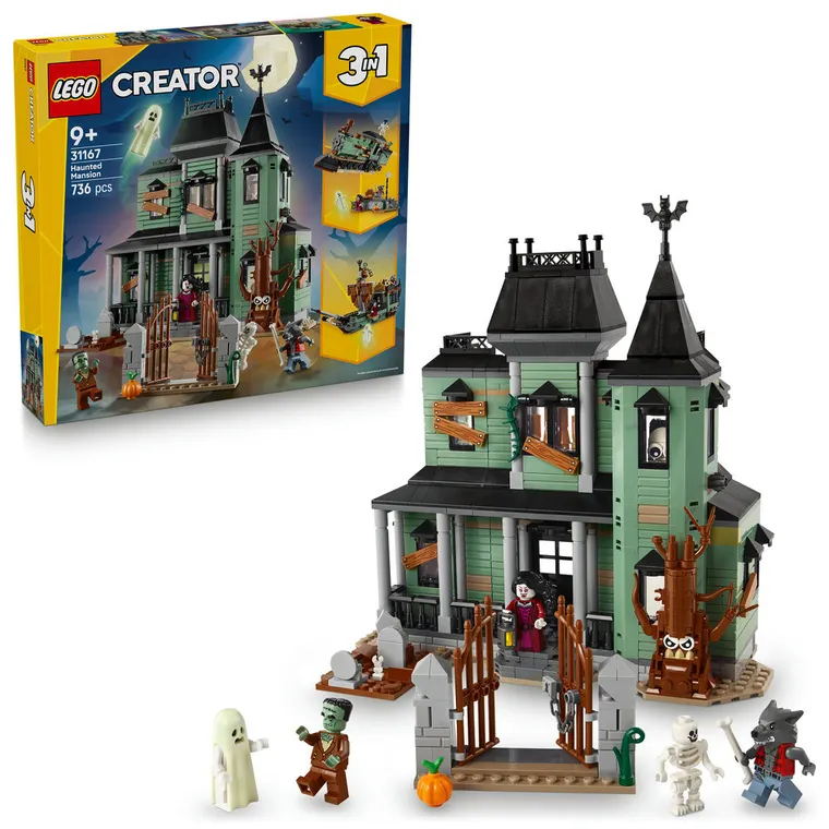 LEGO Creator 3 w 1, Nawiedzona rezydencja, 31167