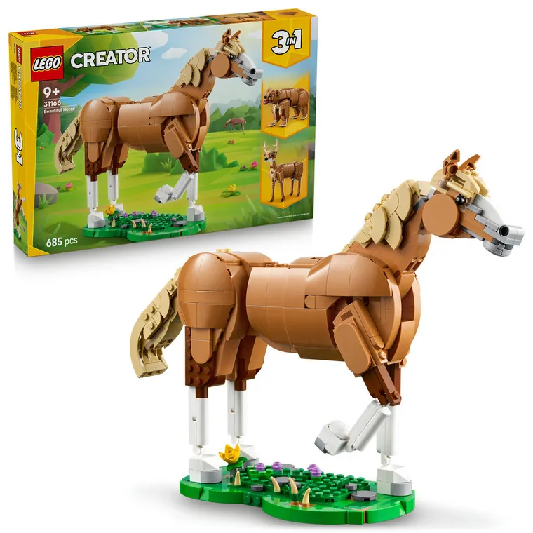 LEGO Creator 3 w 1, Piękny koń, 31166