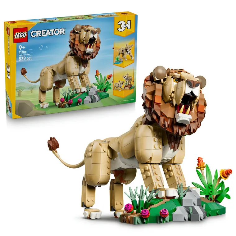 LEGO Creator, Dzikie zwierzęta: Dumny lew, 31386