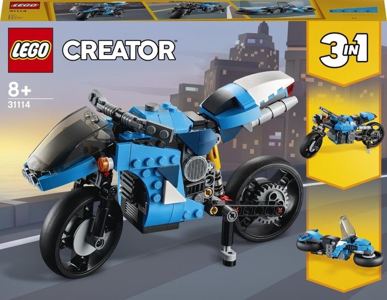 LEGO Creator, Supermotocykl, 31114