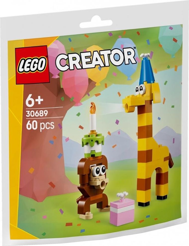 LEGO Creator, Urodzinowe zwierzaki, 30689