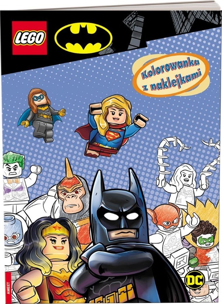 LEGO DC Comics. Kolorowanka z naklejkami
