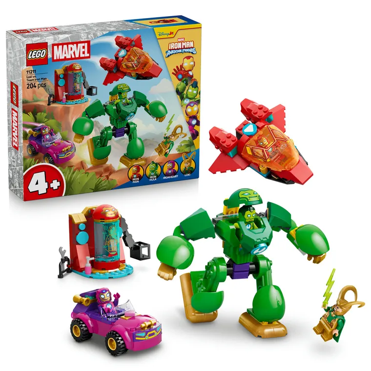 LEGO Disney Junior Marvel, Loki kontra drużyna Iron Mana, 11211