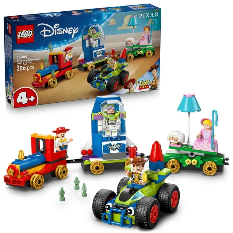 LEGO Disney, Toy Story - Okolicznościowy pociąg i Pan Sterowany, 43264