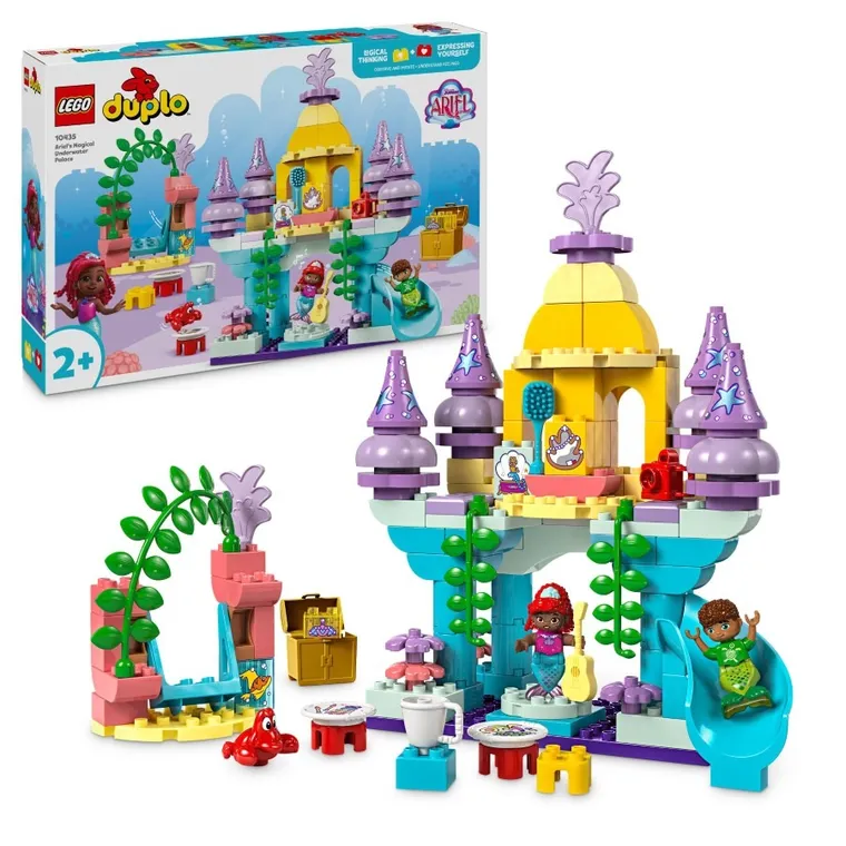 LEGO DUPLO Disney, Magiczny podwodny pałac Arielki, 10435