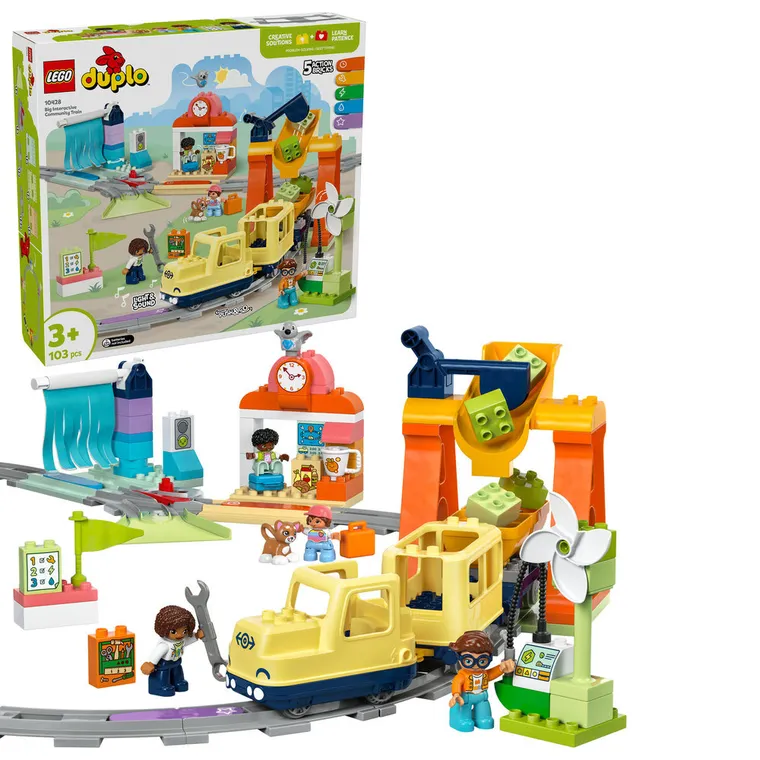 LEGO DUPLO, Duży interaktywny pociąg miejski, 10428