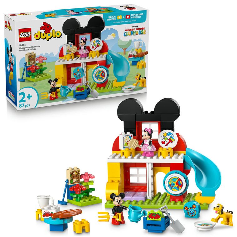 LEGO DUPLO, Klub Myszki Miki z Minnie i Pluto, 10465
