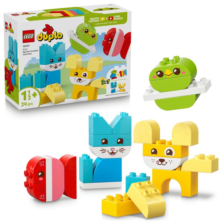 LEGO DUPLO, Kreatywne zwierzaki 3 w 1, 10477