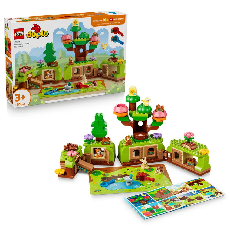 LEGO DUPLO, Las odkrywców z dzikimi zwierzętami, 10480