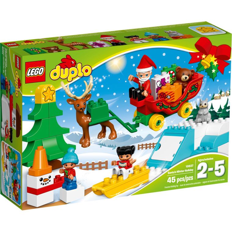 LEGO DUPLO, Zimowe ferie Świętego Mikołaja, 10837