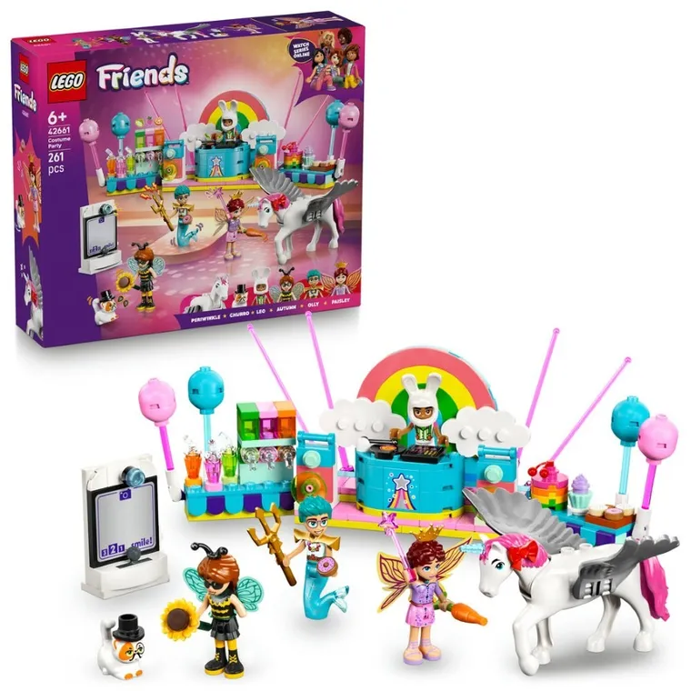 LEGO Friends, Bal przebierańców z jednorożcem i wróżką, 42661