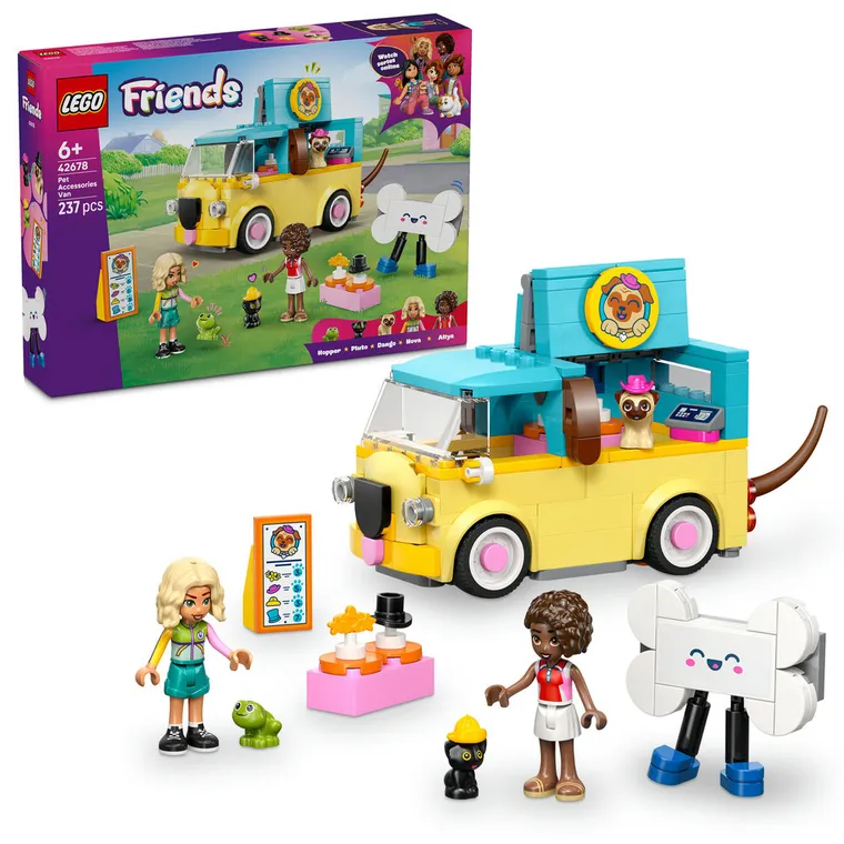 LEGO Friends, Furgonetka z akcesoriami dla zwierząt, 42678