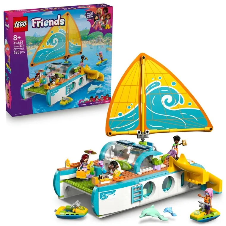 LEGO Friends, Przygoda na łodzi, 42664