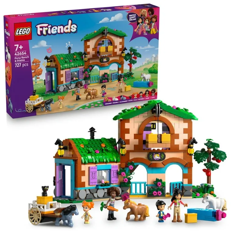 LEGO Friends, Ranczo kucyków i stajnia, 42654