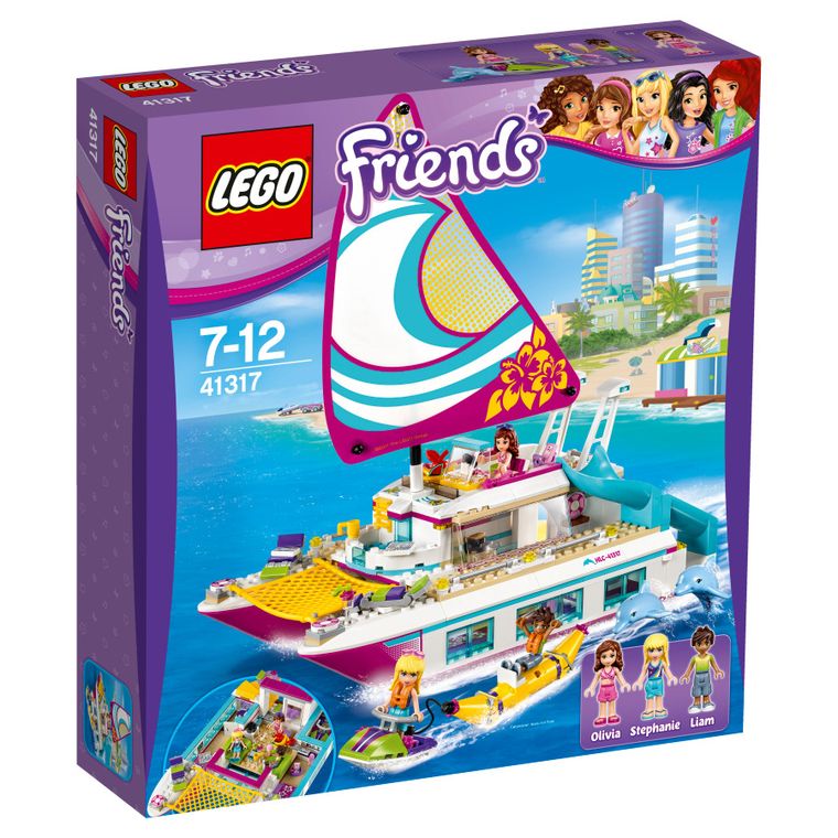LEGO Friends, Słoneczny katamaran, 41317