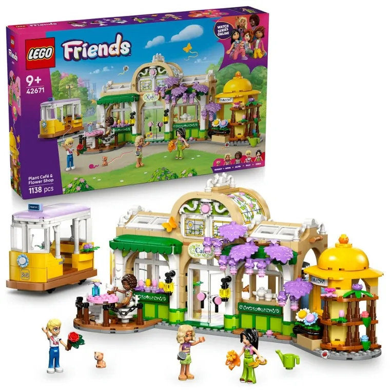 LEGO Friends, Zielona kawiarnia i kwiaciarnia, 42671