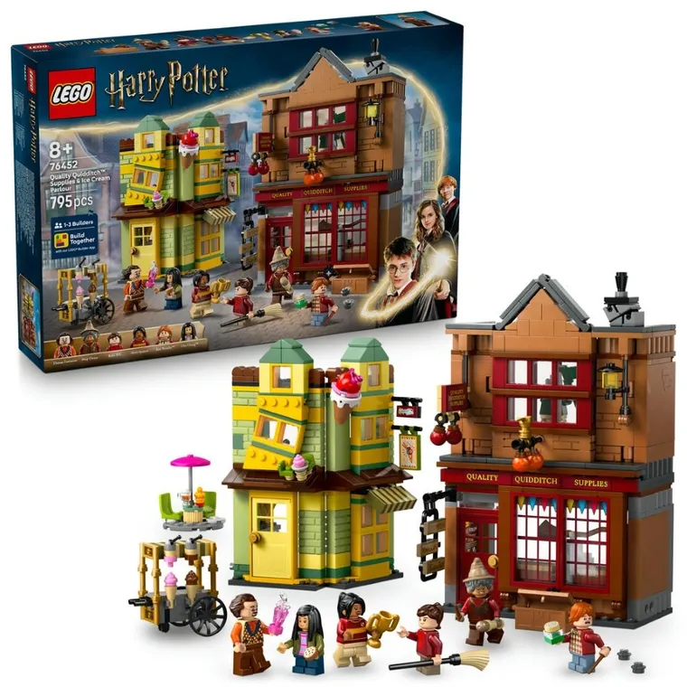 LEGO Harry Potter, Markowy sprzęt do quidditcha i lodziarnia, 76452