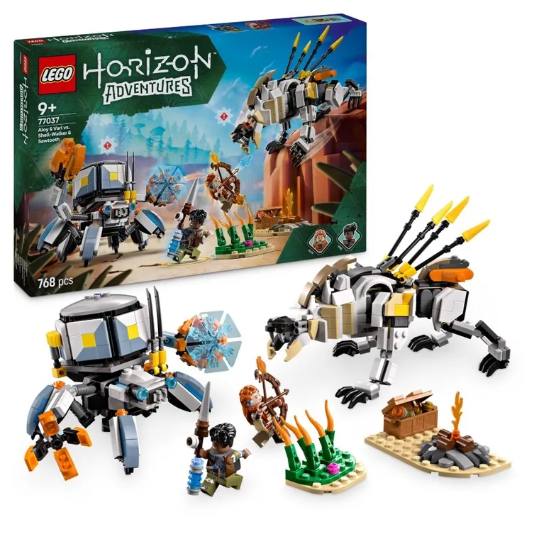 LEGO Horizon Adventures, Aloy i Varl kontra krabołaz i piłoząb, 77037