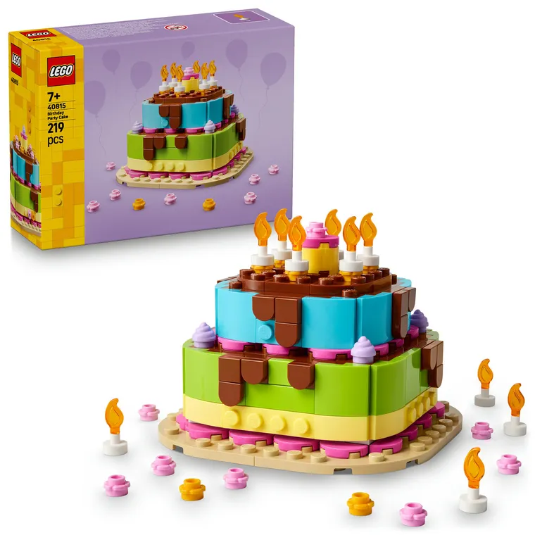 LEGO Iconic, Tort na przyjęcie urodzinowe, 40815