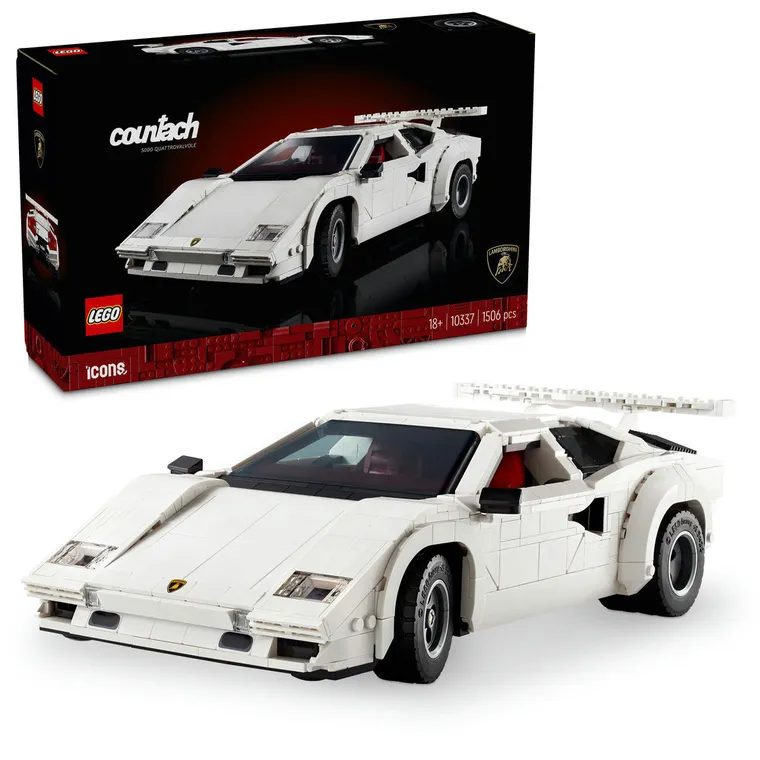 LEGO Icons, Lamborghini Countach 5000 Quattrovalvole, 10337