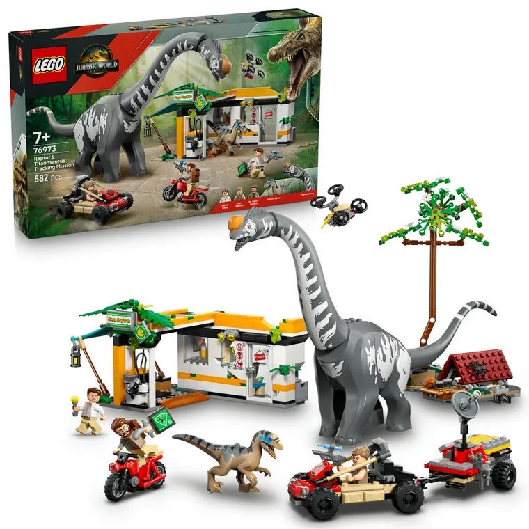 LEGO Jurassic World, Na tropie tytanozaura i raptora, 76973