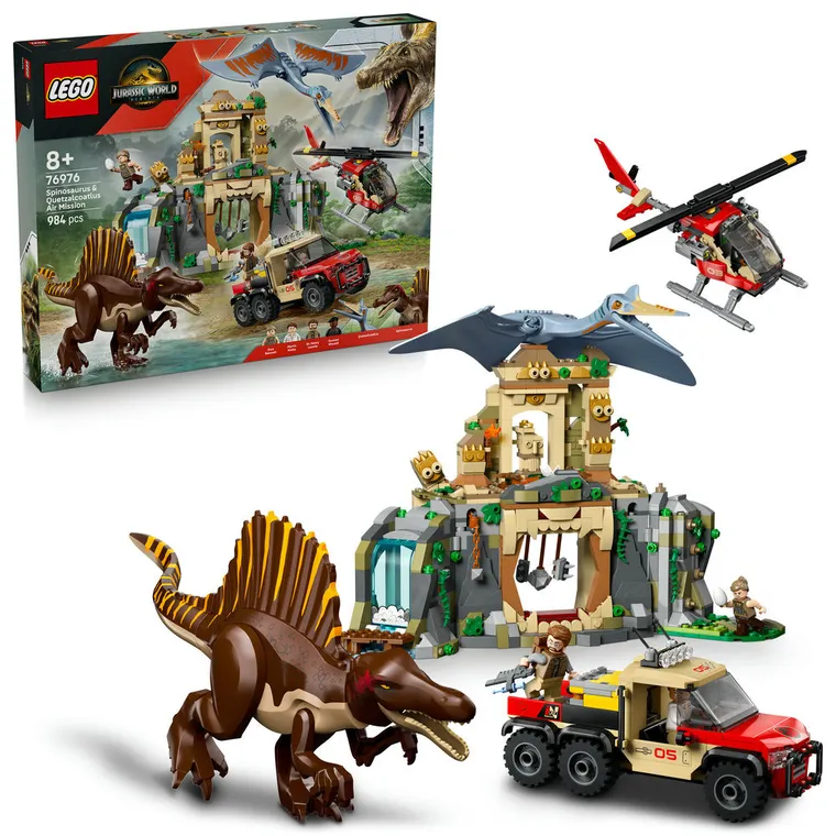 LEGO Jurassic World, Powietrzna misja z kecalkoatlem i spinozaurem, 76976