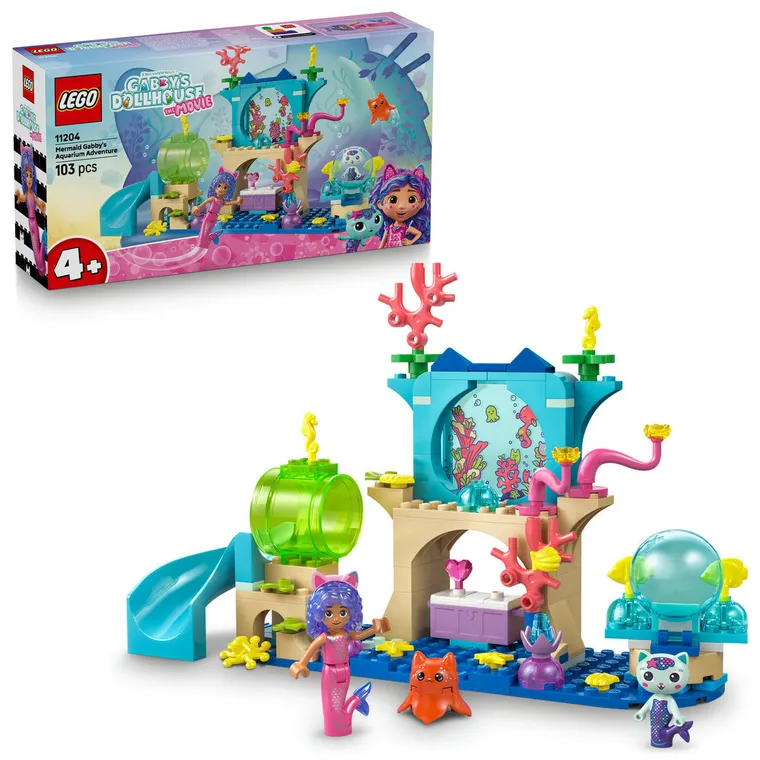 LEGO Koci domek Gabi, Podwodna przygoda syrenki Gabi, 11204