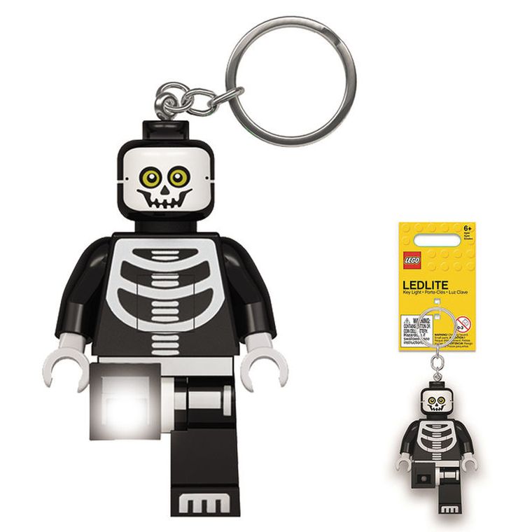 LEGO, Kościotrup, brelok do kluczy z latarką