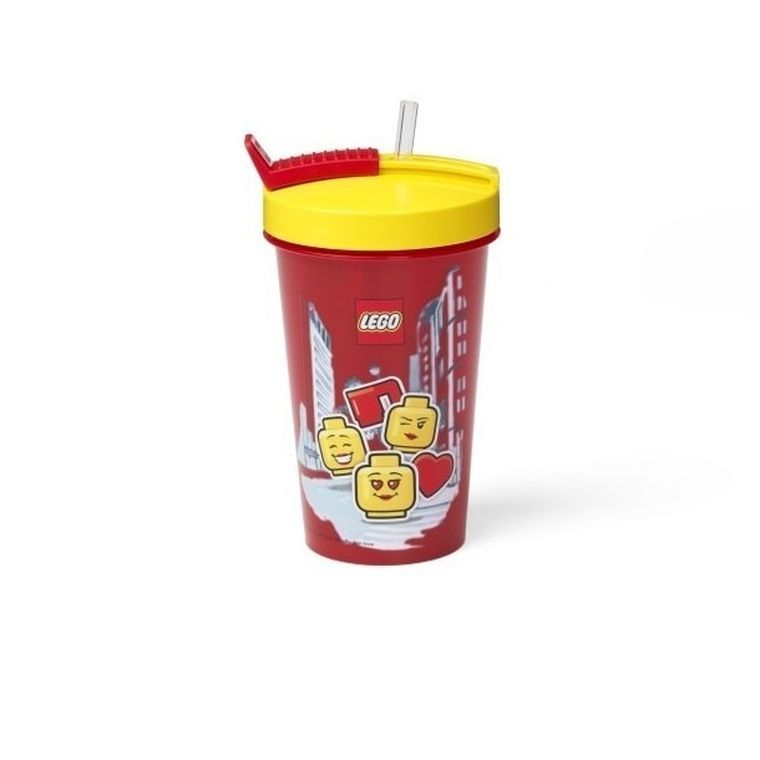 LEGO, Kubek ze słomką - Girl