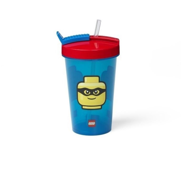 LEGO, kubek ze słomką, classic, 500 ml
