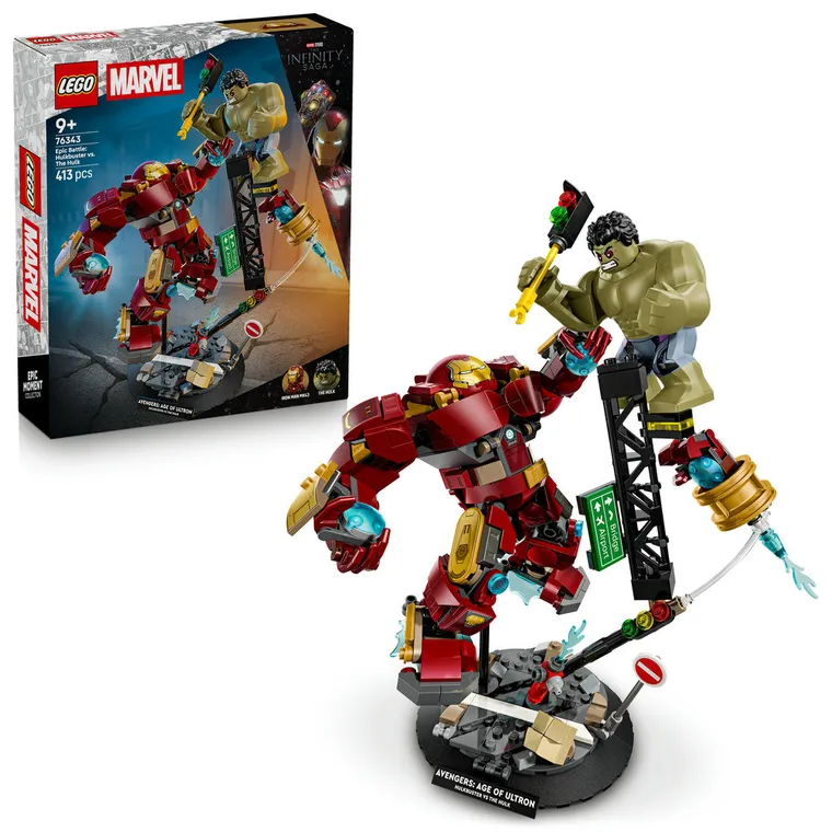 LEGO Marvel, Epicka bitwa: Hulkbuster kontra Hulk, 76343