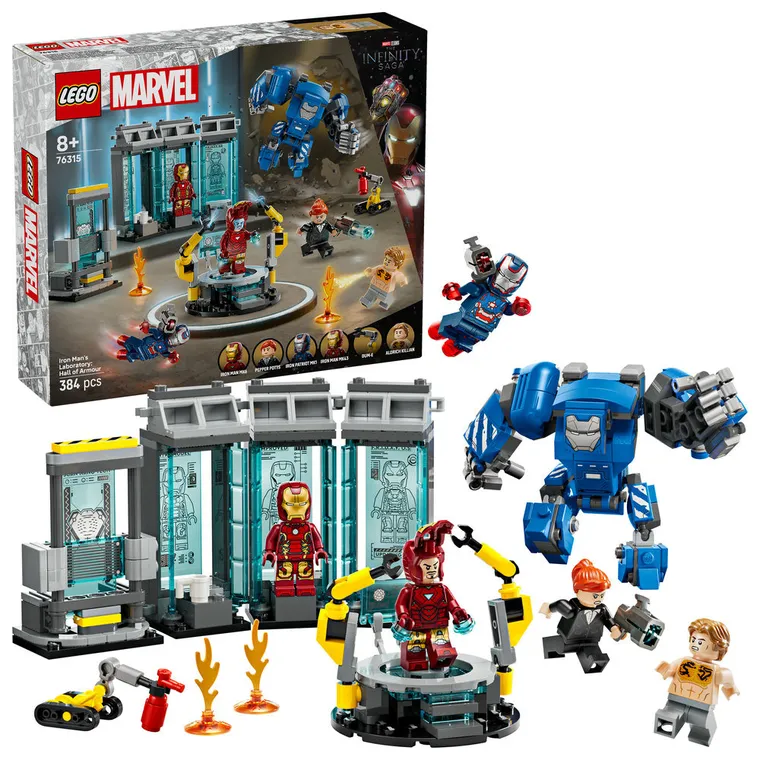 LEGO Marvel, Laboratorium Iron Mana: Zbrojownia, 76315