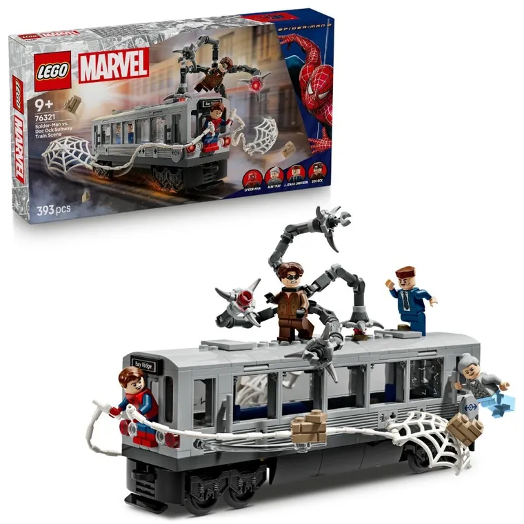LEGO Marvel, Spider-Man kontra Doc Ock - scena w metrze, 76321