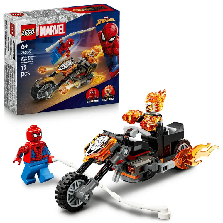 LEGO Marvel, Spider-Man kontra Ghost Rider na motocyklu, 76335