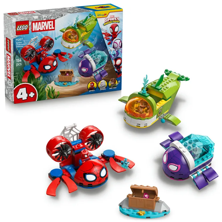 LEGO Marvel, Spidey: podwodne pojazdy, 11207