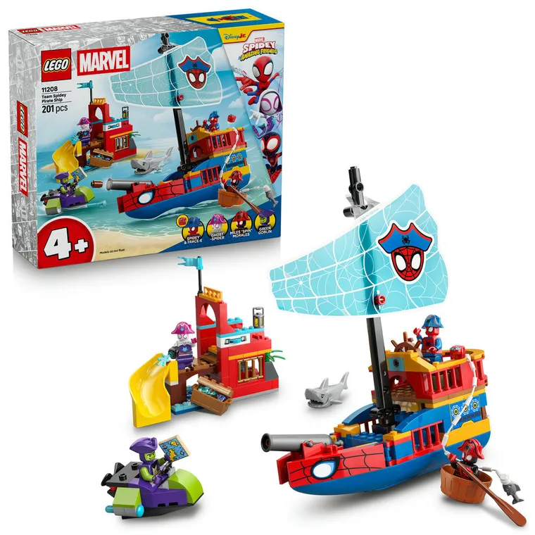 LEGO Marvel, Statek piracki drużyny Spidey’ego, 11208